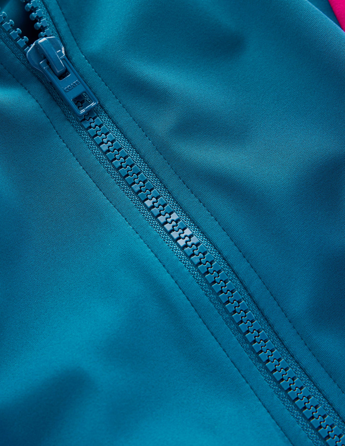 Long Sleeve Rash Guard Top-Oceanside Blue - Image 8