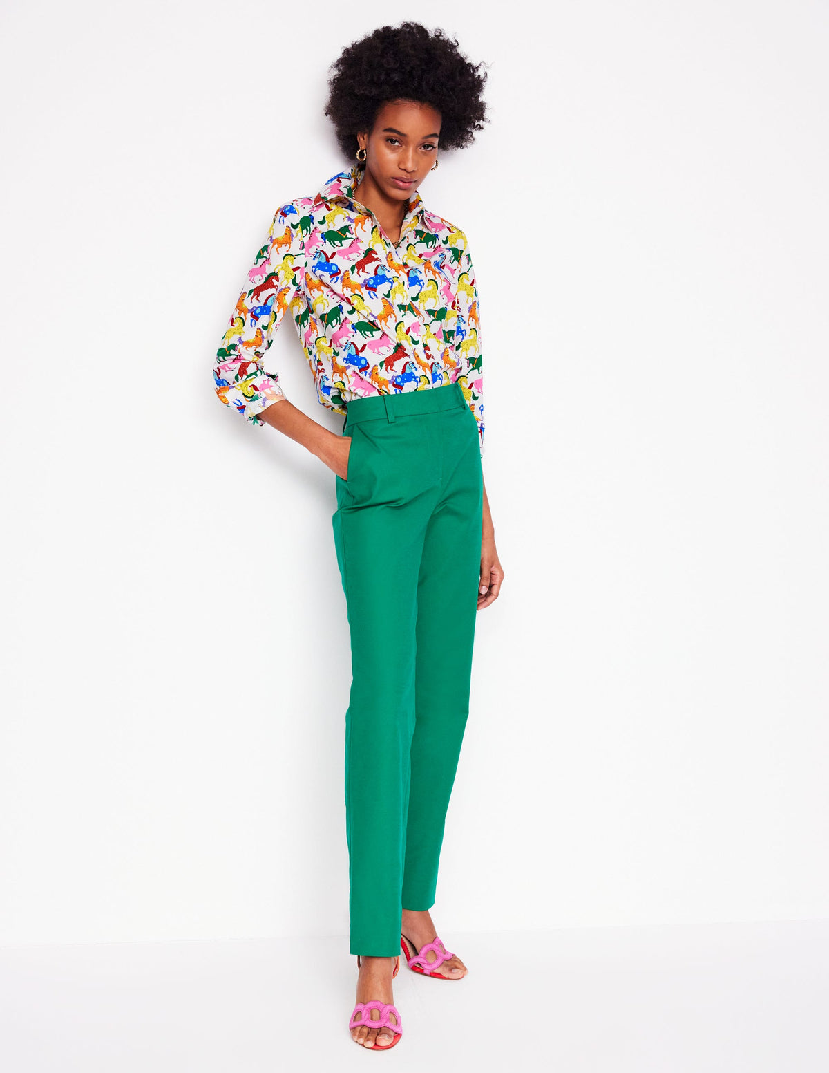 Sienna Cotton Shirt-Multi, Pony Club - Image 2