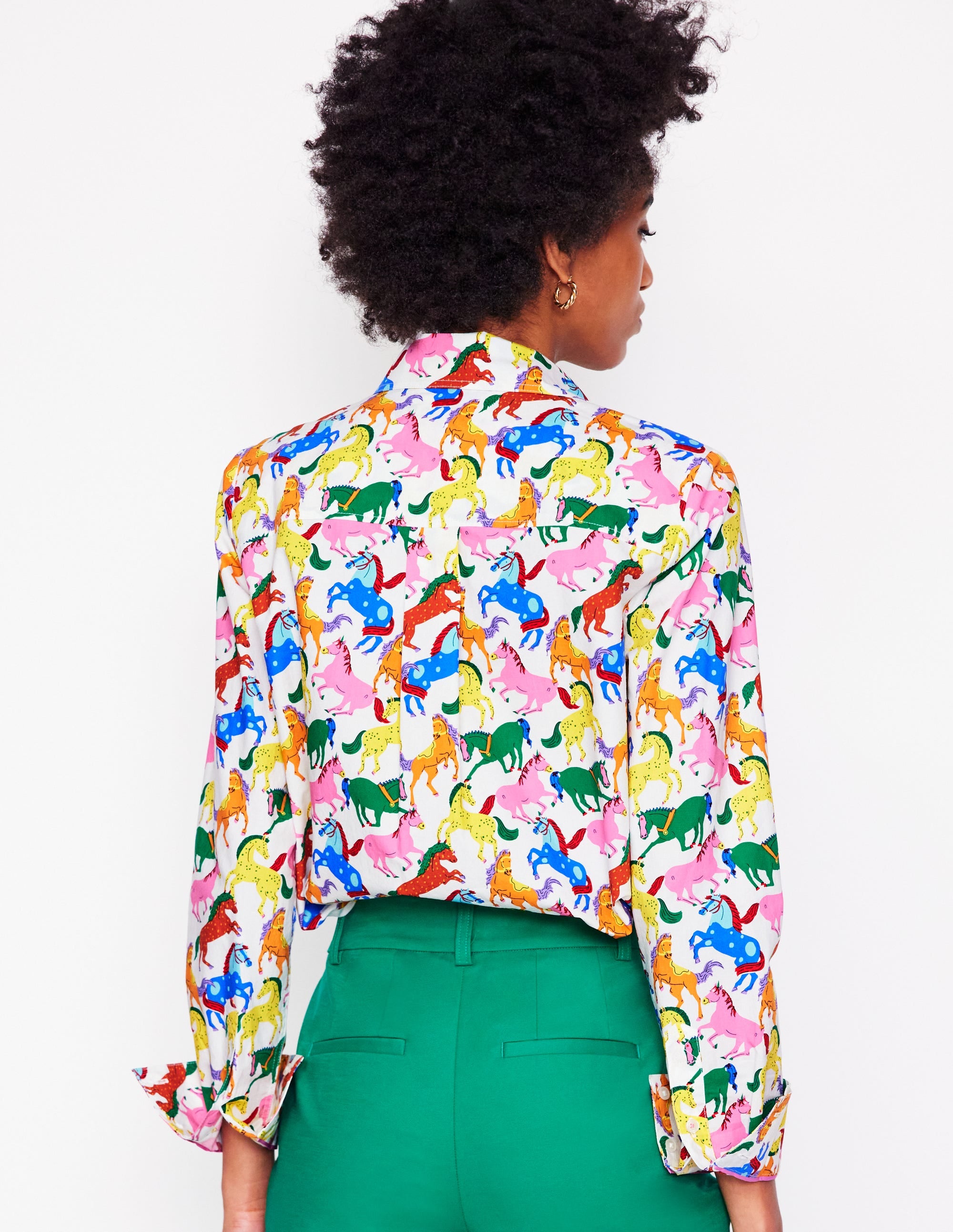 Sienna Cotton Shirt-Multi, Pony Club - Image 4