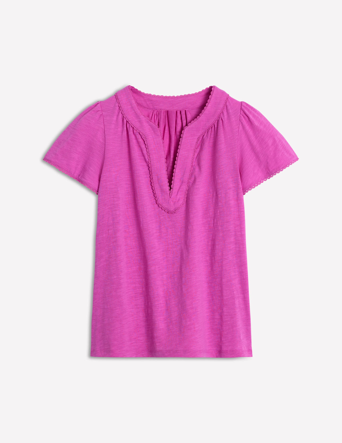Ava Short Sleeve Top-Radiant Orchid - Image 6