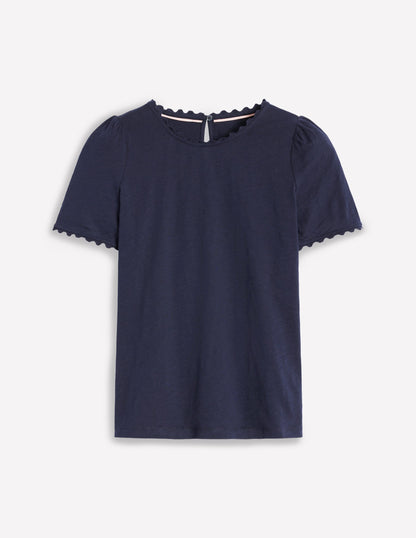 Ali Ricrac T-shirt-Navy-5
