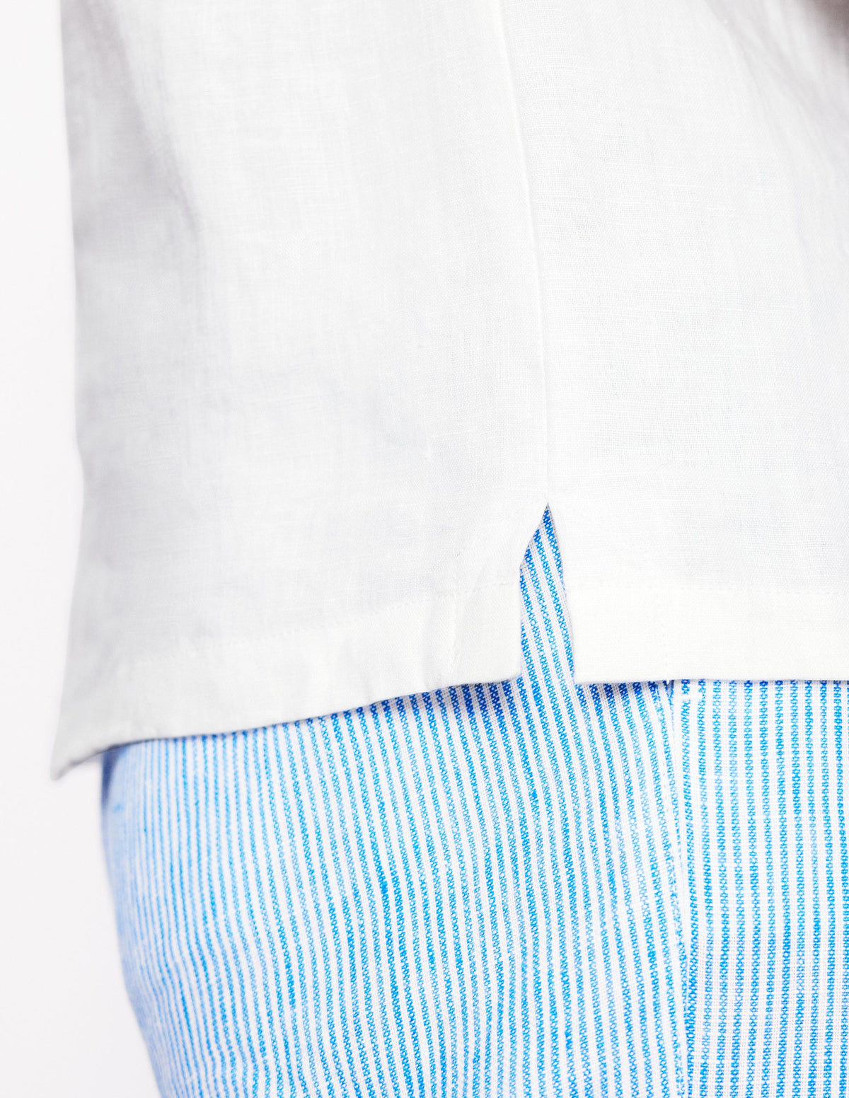 Linen Shell Top-White - Image 3