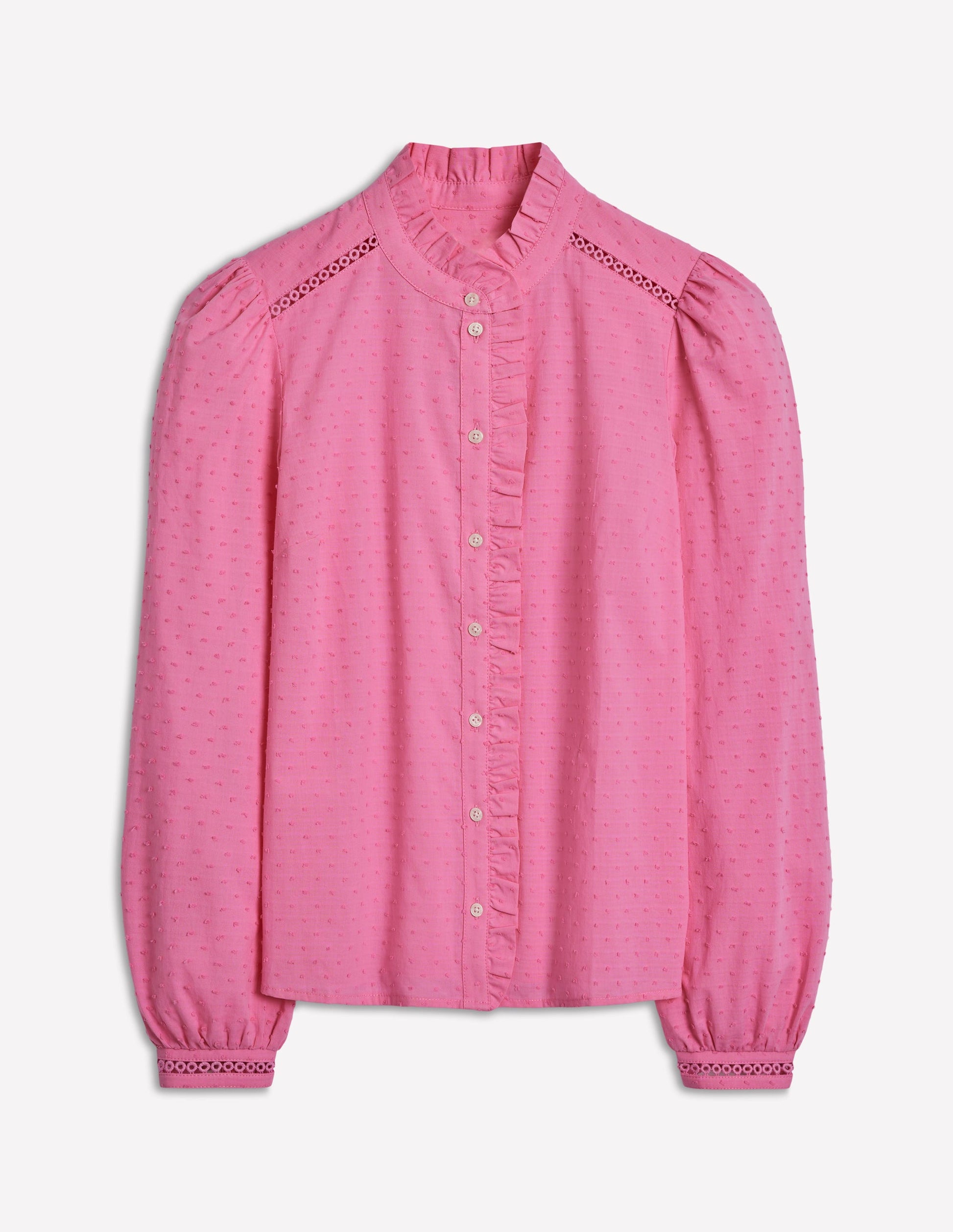 Helena Cotton Dobby Top-Rose Bloom-6