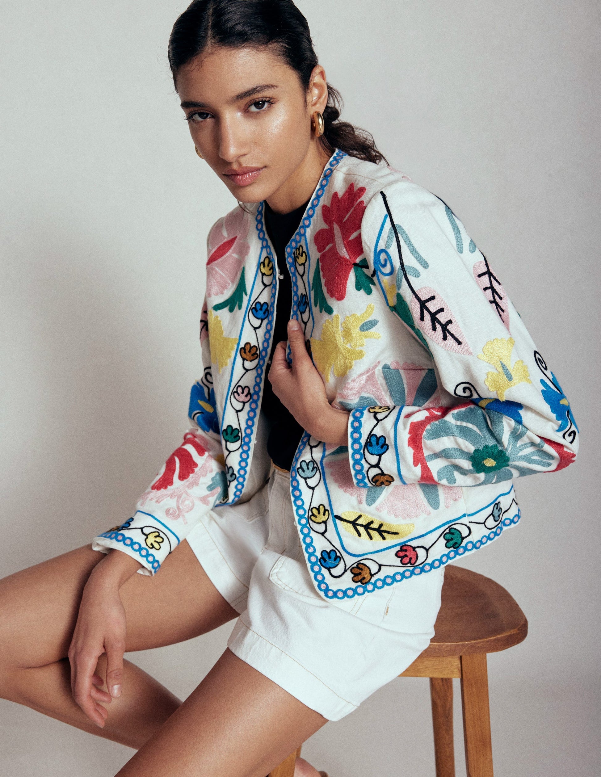 Embroidered Item Jacket-Multi Embroidery-6