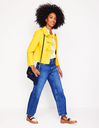 Bow Jacket-Pineapple Yellow