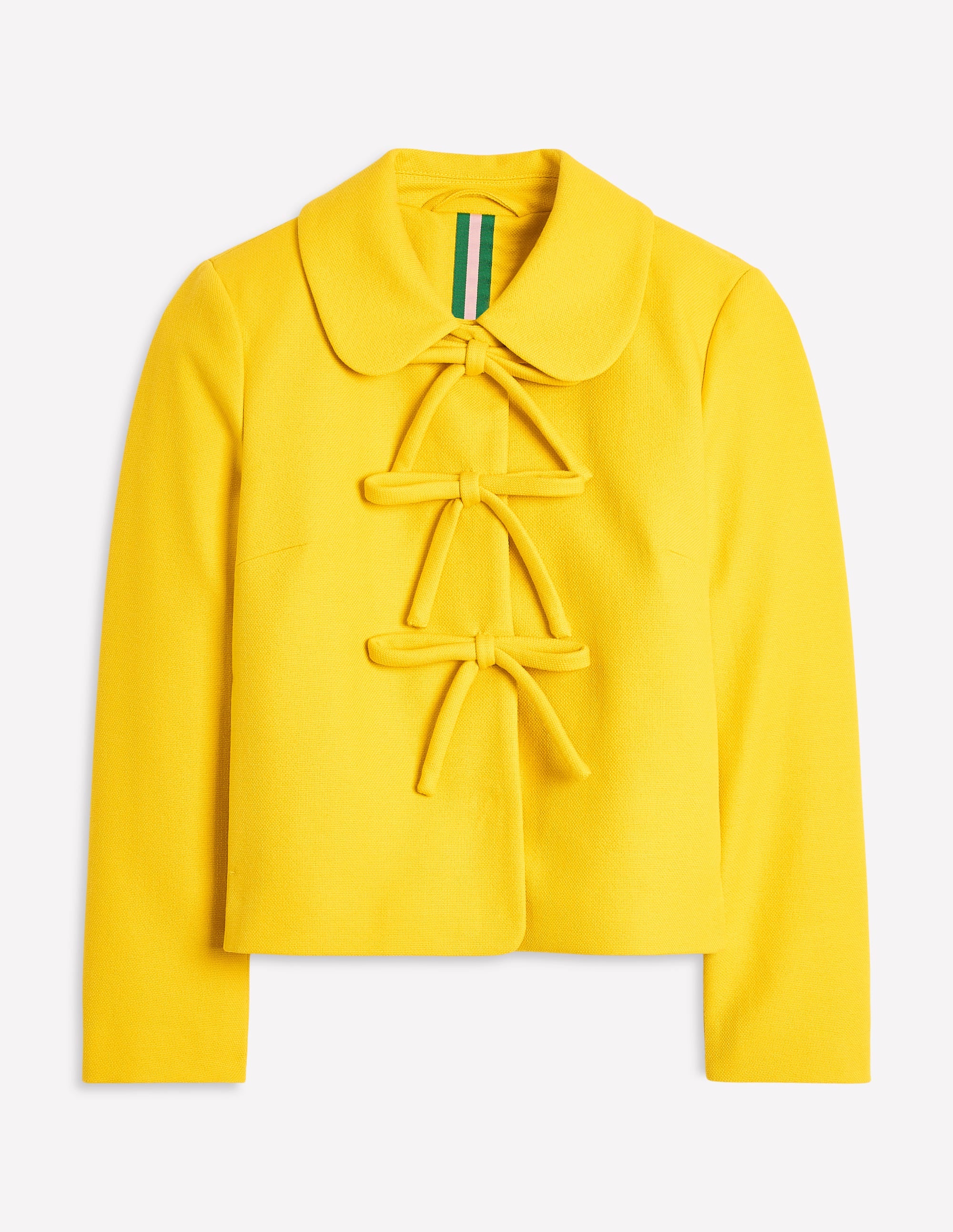 Rye Cotton Bow Jacket-Pineapple Yellow - Image 6
