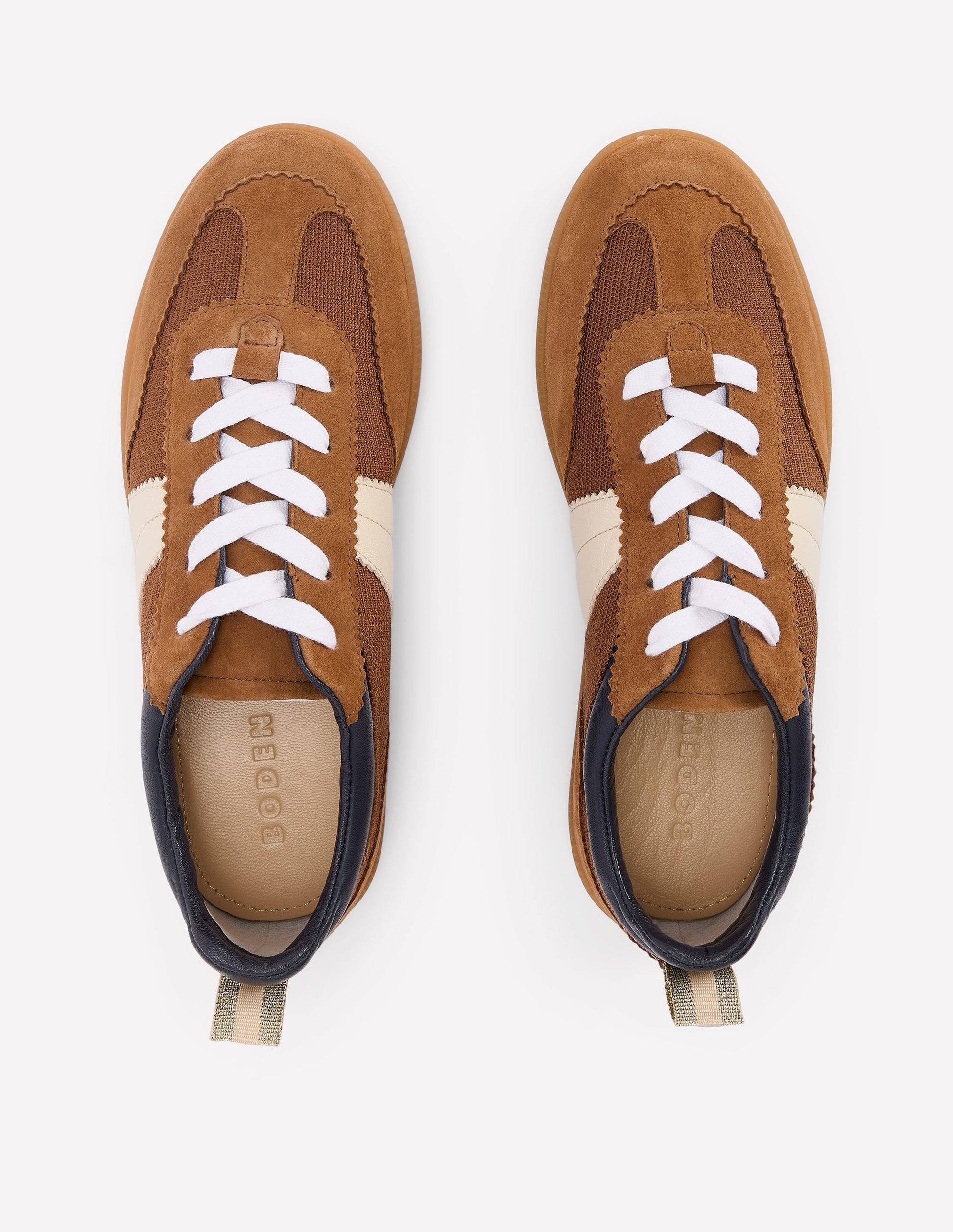 Erin Retro Tennis Trainers-Gingersnap-5