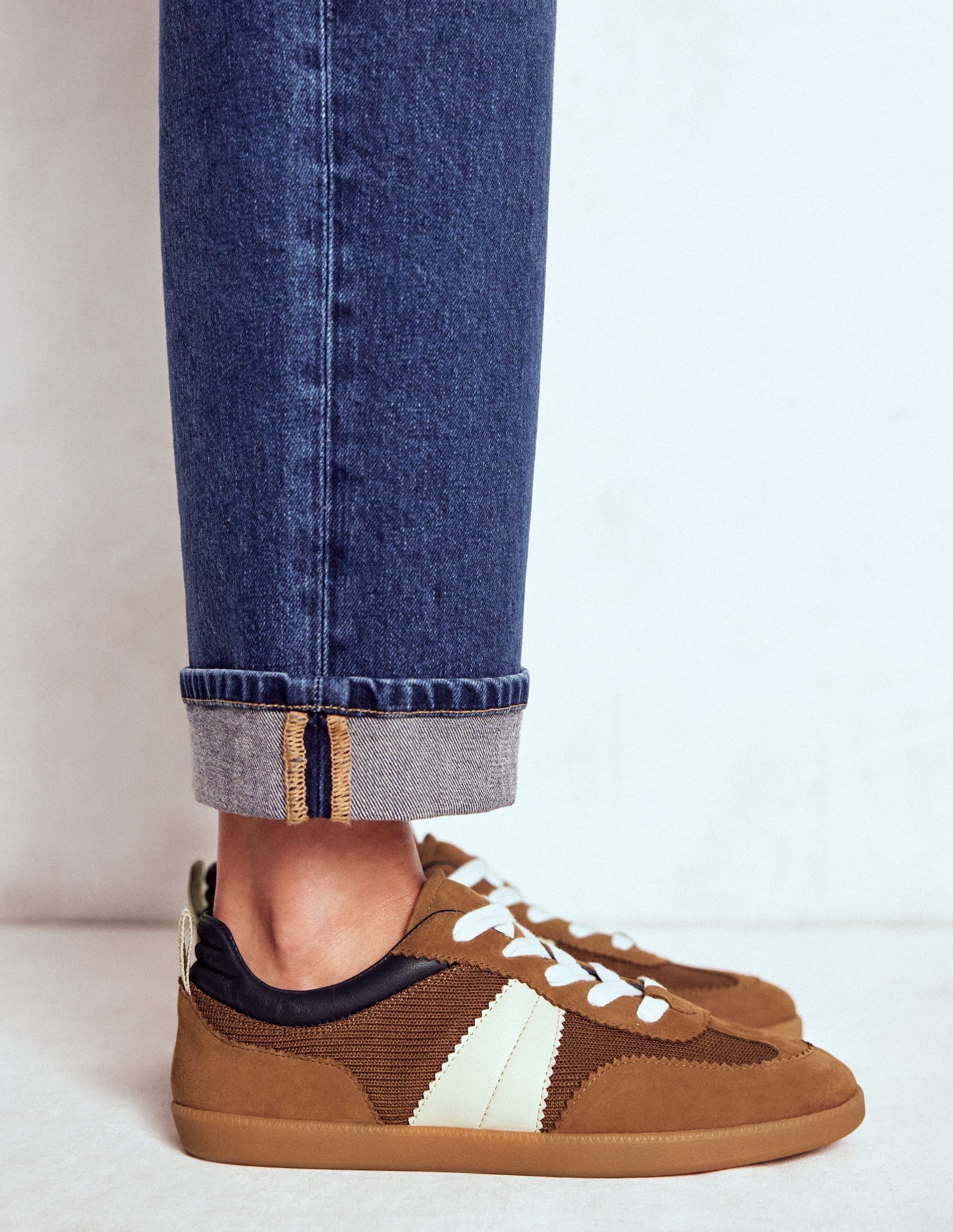 Erin Retro Tennis Trainers-Gingersnap - Image 2
