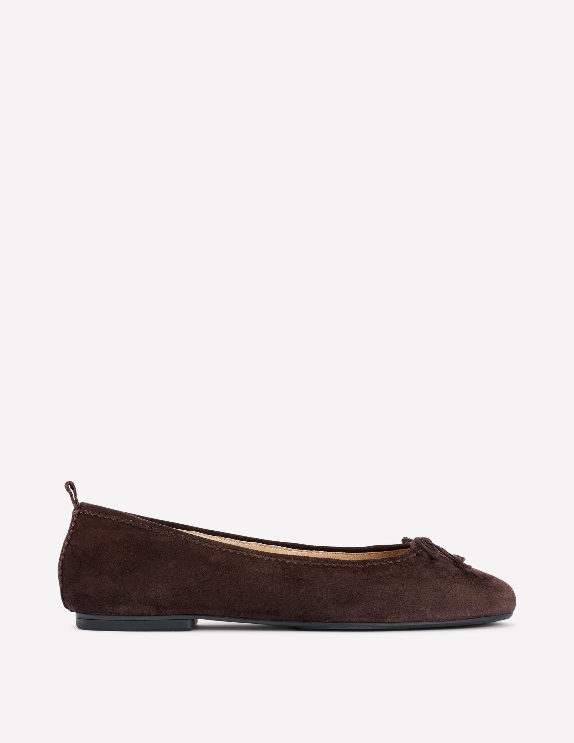 Kitty Flexi Sole Ballet Pumps-Chocolate-1