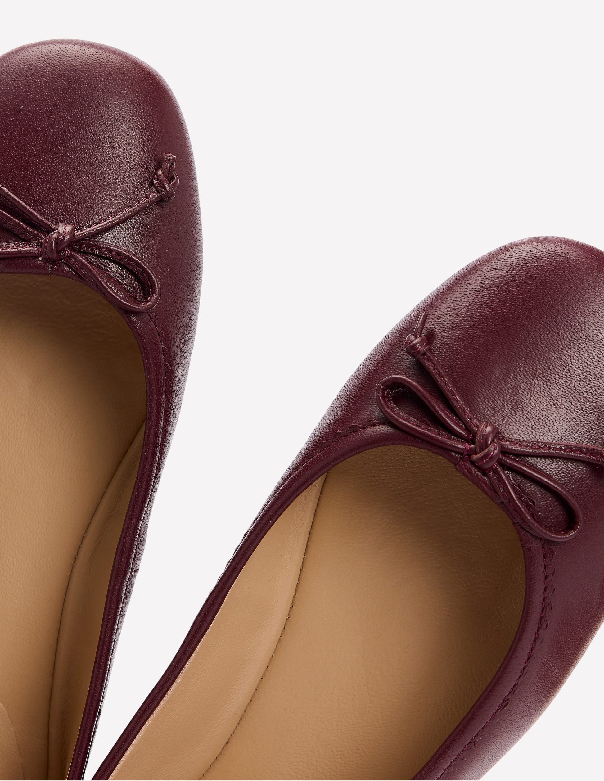 Kitty Flexi Sole Ballet Pumps-Oxblood-4