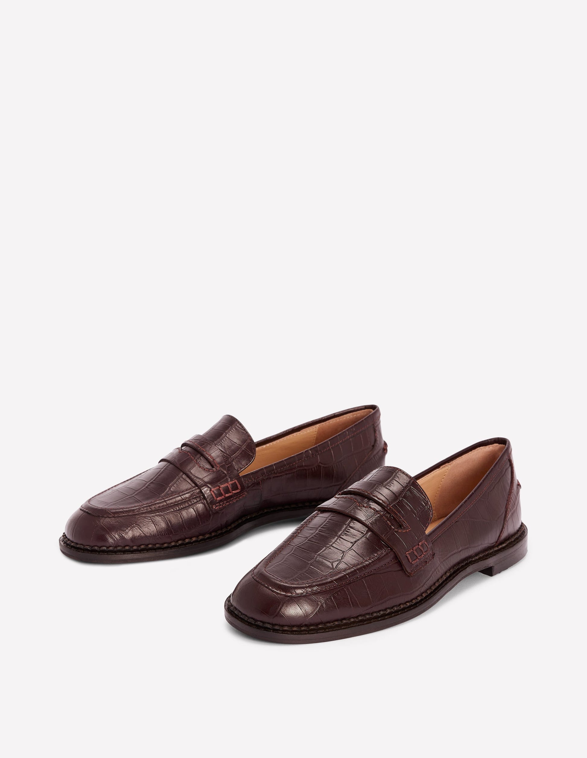 Nya Penny Loafers-Oxblood-5