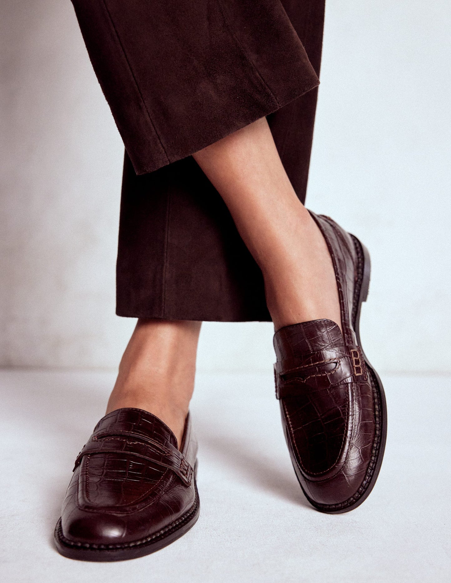 Nya Penny Loafers-Oxblood