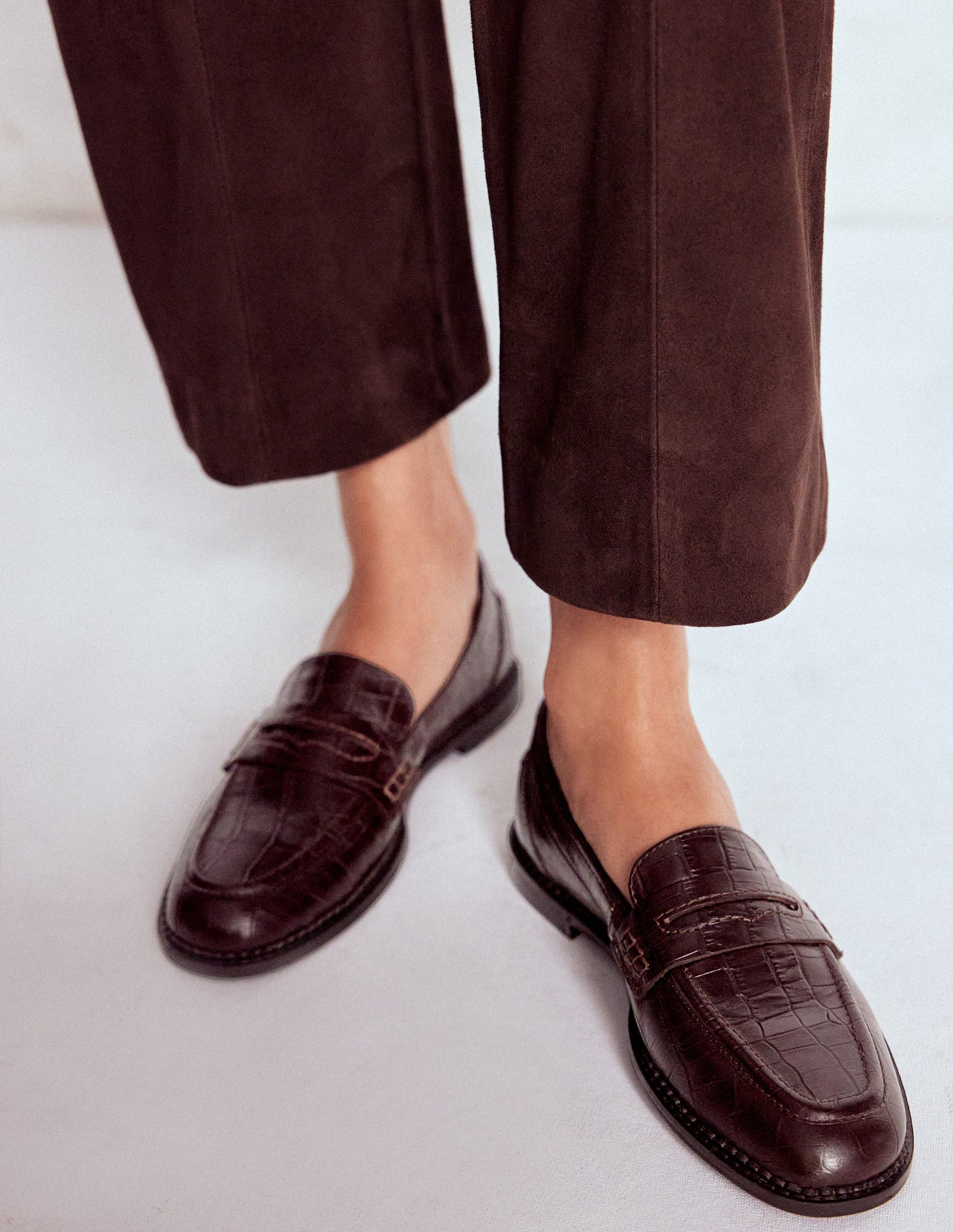 Nya Penny Loafers-Oxblood