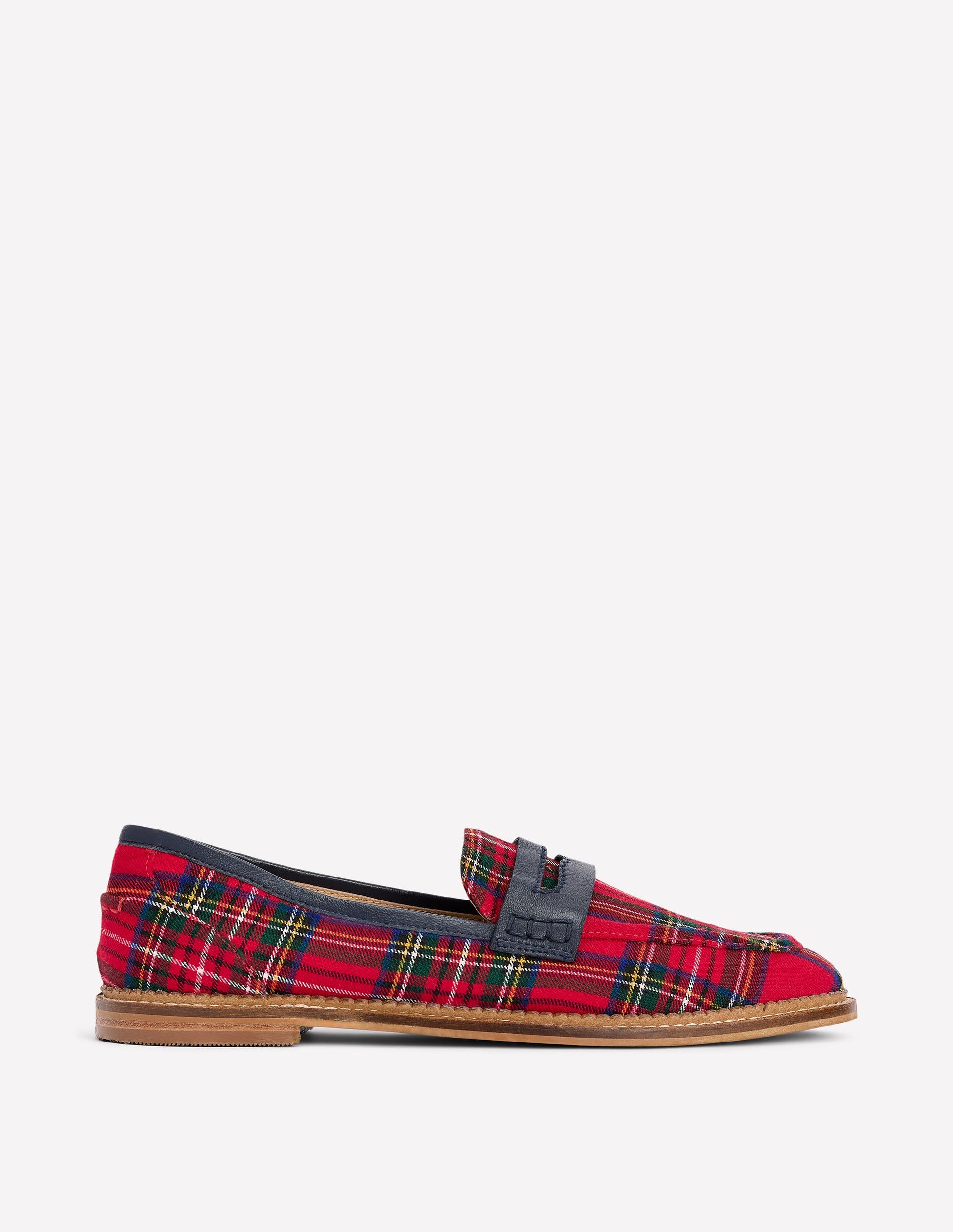 Nya Penny Loafers-Tartan-1
