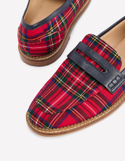 Nya Penny Loafers-Tartan-4