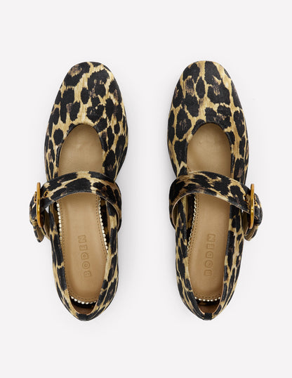 Kylie Flat Buckle Mary Jane-Leopard-7