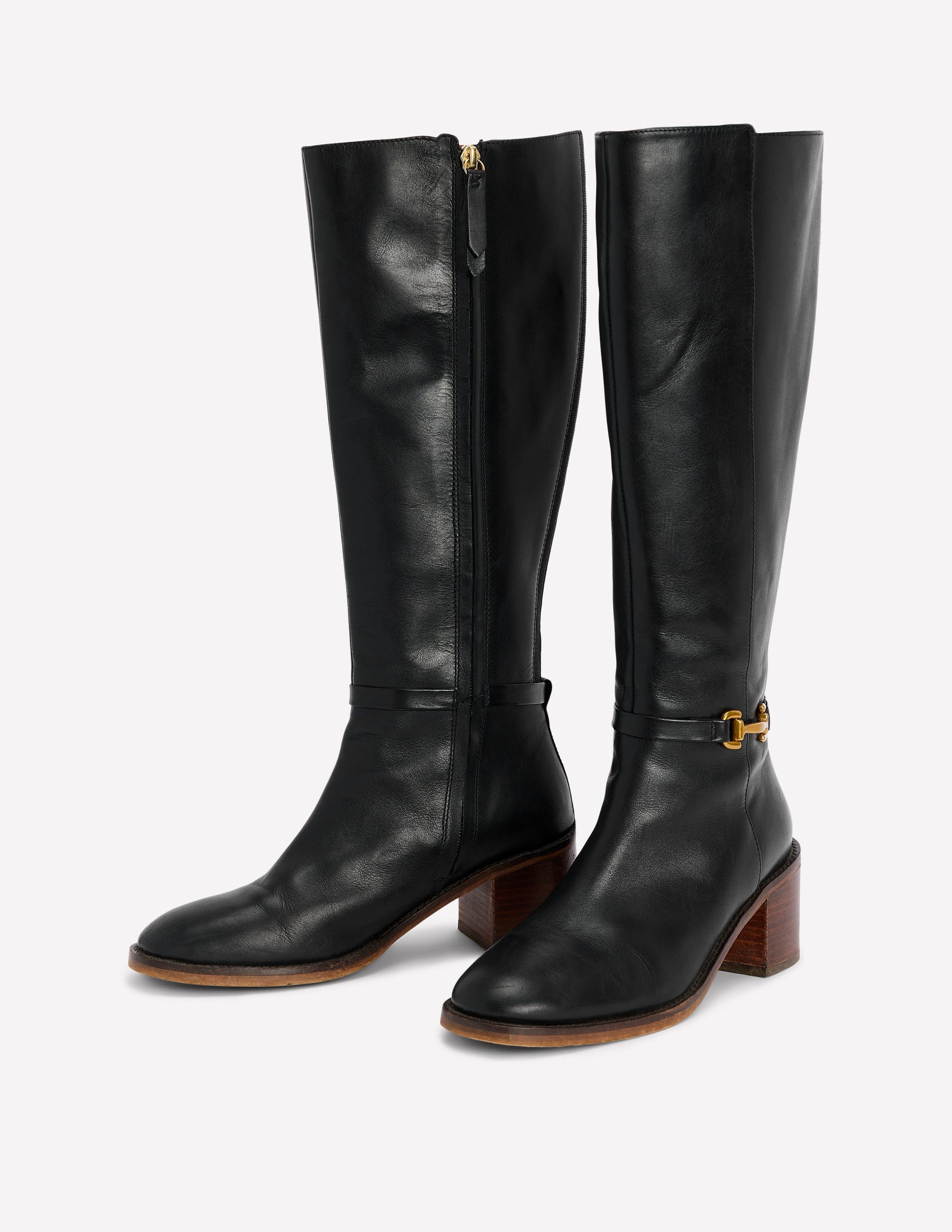 Iris Snaffle Heel Boot-Black-3