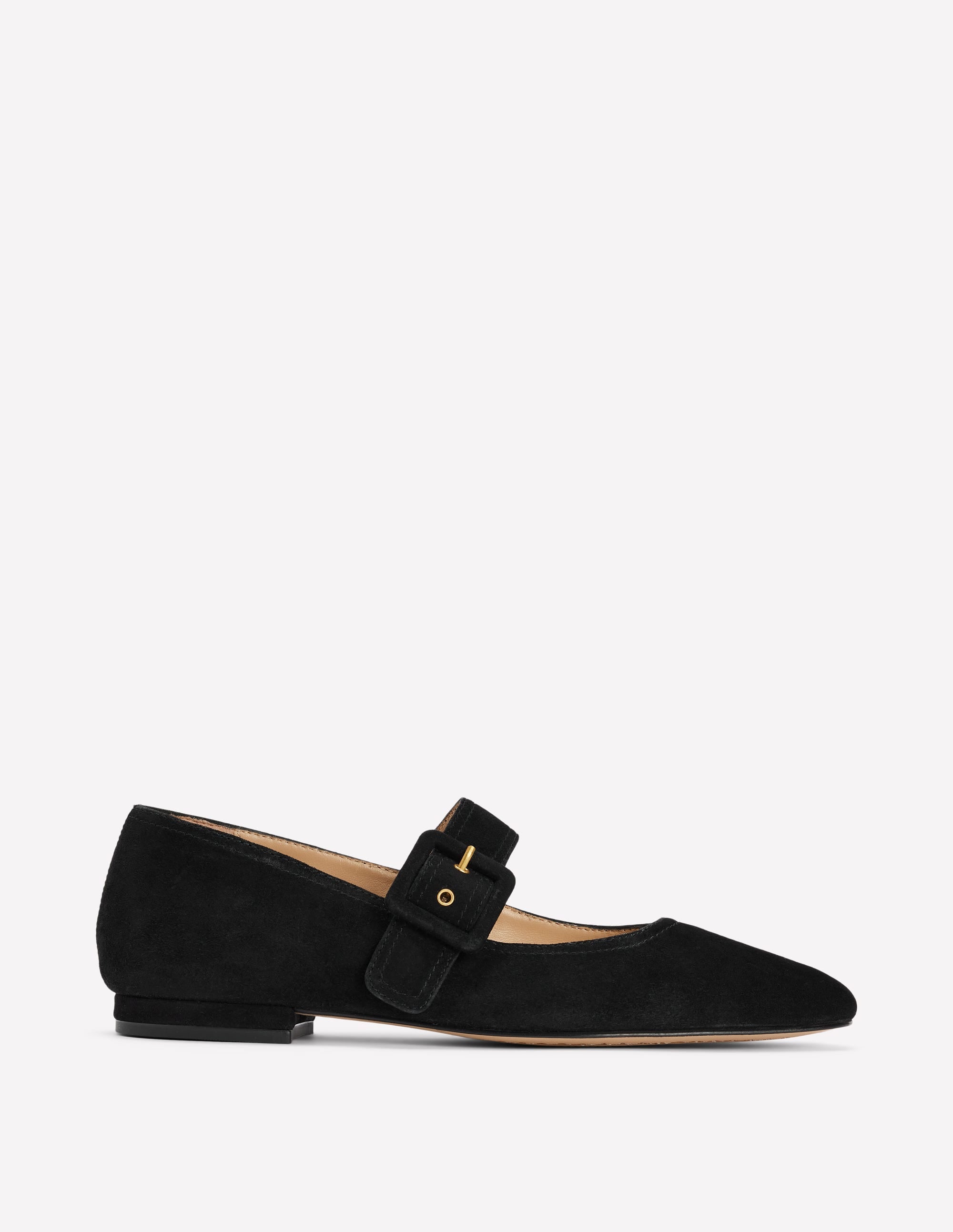 Vic Chisel Toe Mary Janes-Black - Image 1