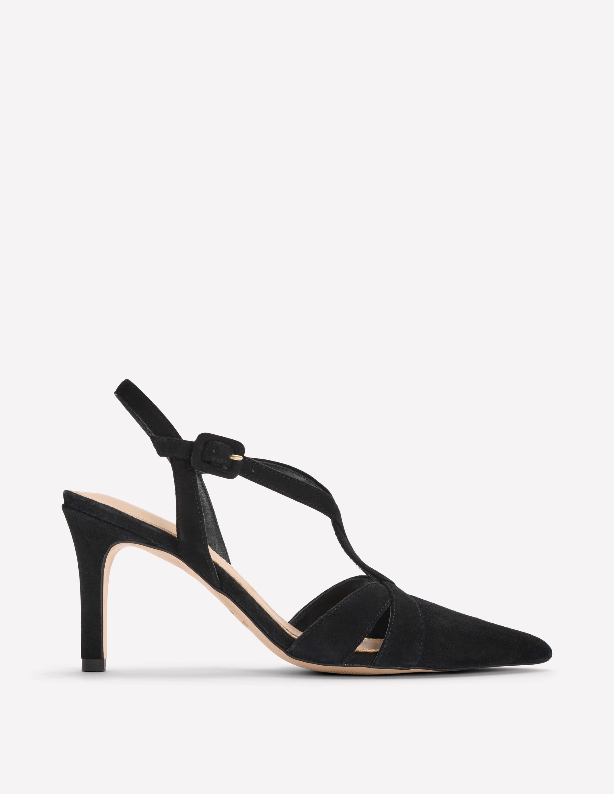 Point Interlocked Heels-Black - Image 1