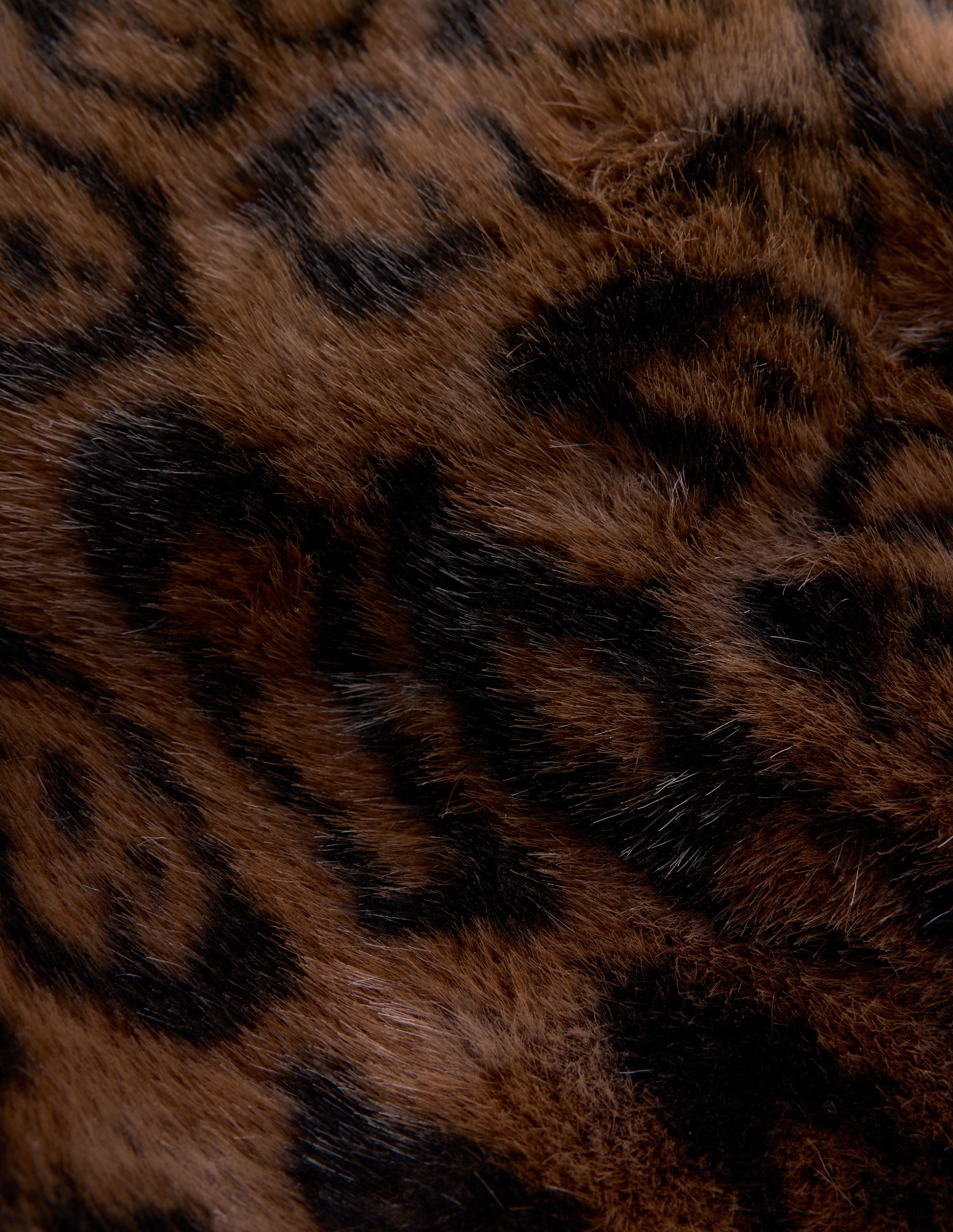 Faux Fur Scarf-Leopard - Image 4