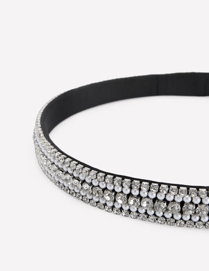 Embellished Belt-Clear Jewel-3