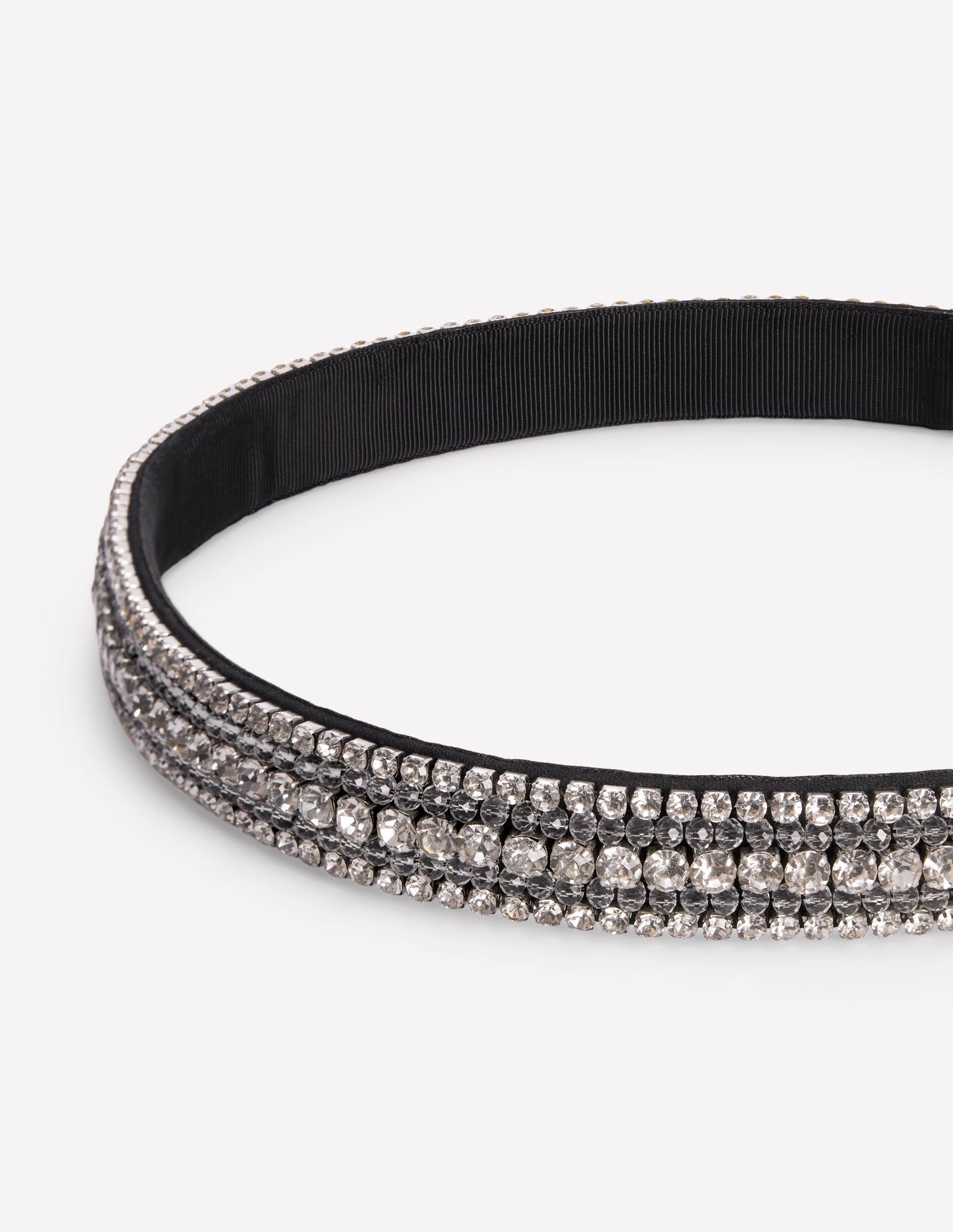 Embellished Belt-Clear Jewel