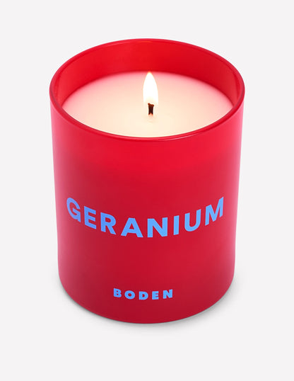Single Candle-Geranium-3
