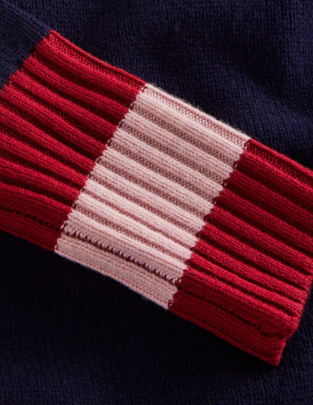 Merino Knitted Dress-Navy - Image 7