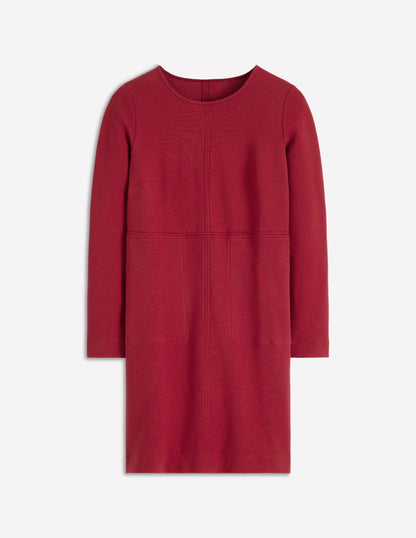 Cornelia Ottoman Dress-Red Liquorice-4