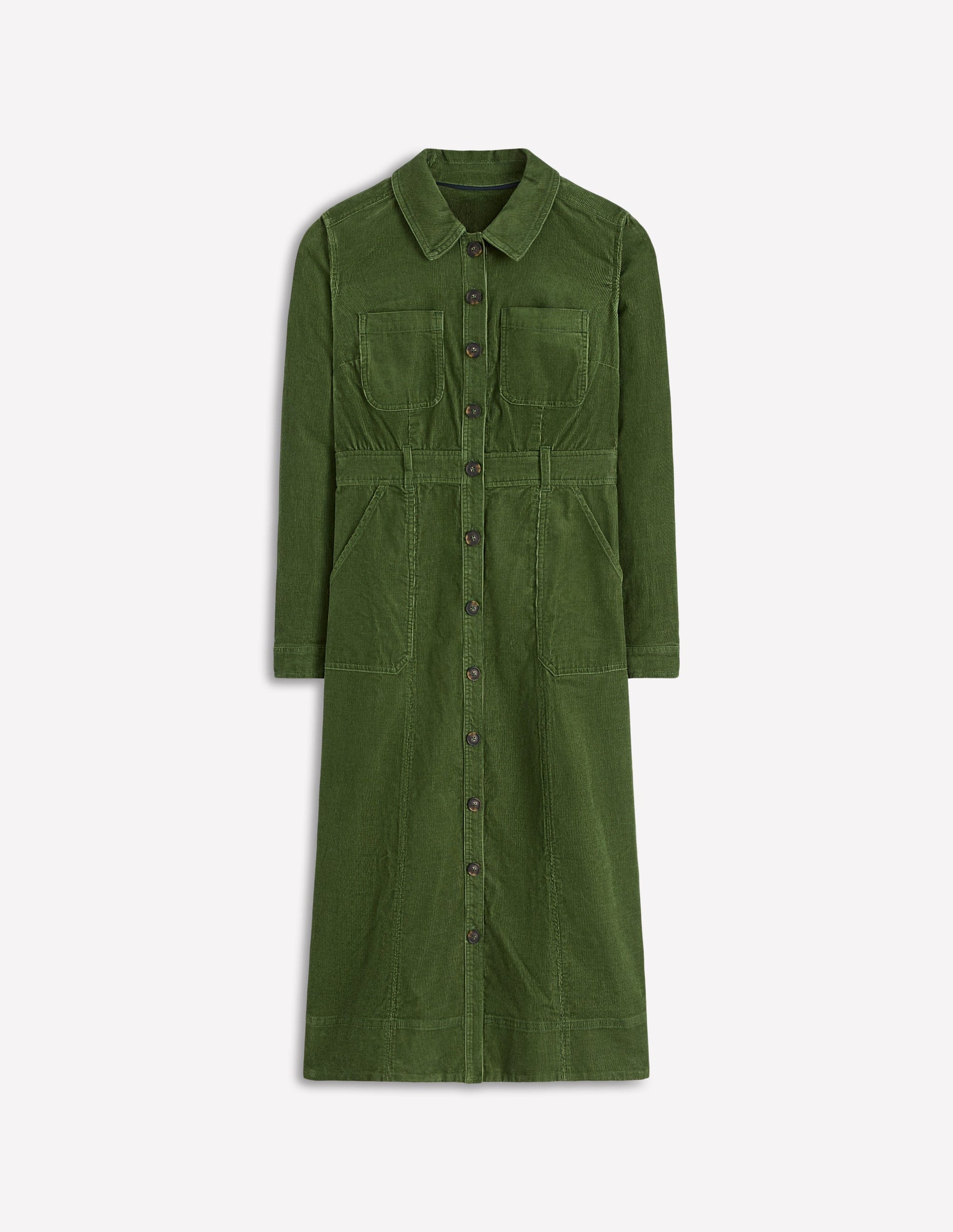 Amanda Cord Midi Dress-Fern-6