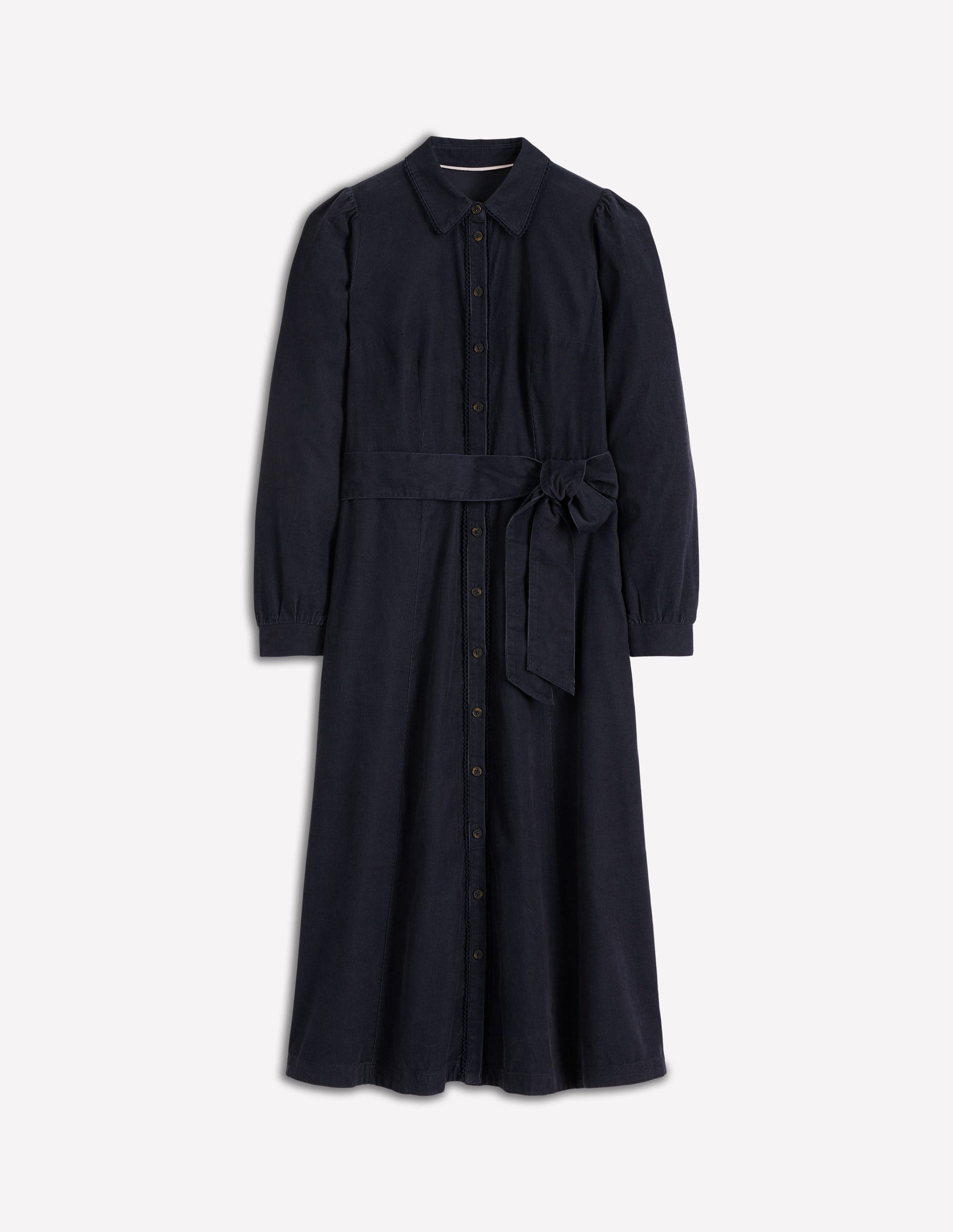 Clara Cord Midi Dress-Midnight Blue-6