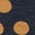 Sarah Short Jersey Dress-French Navy, Dijon Dot