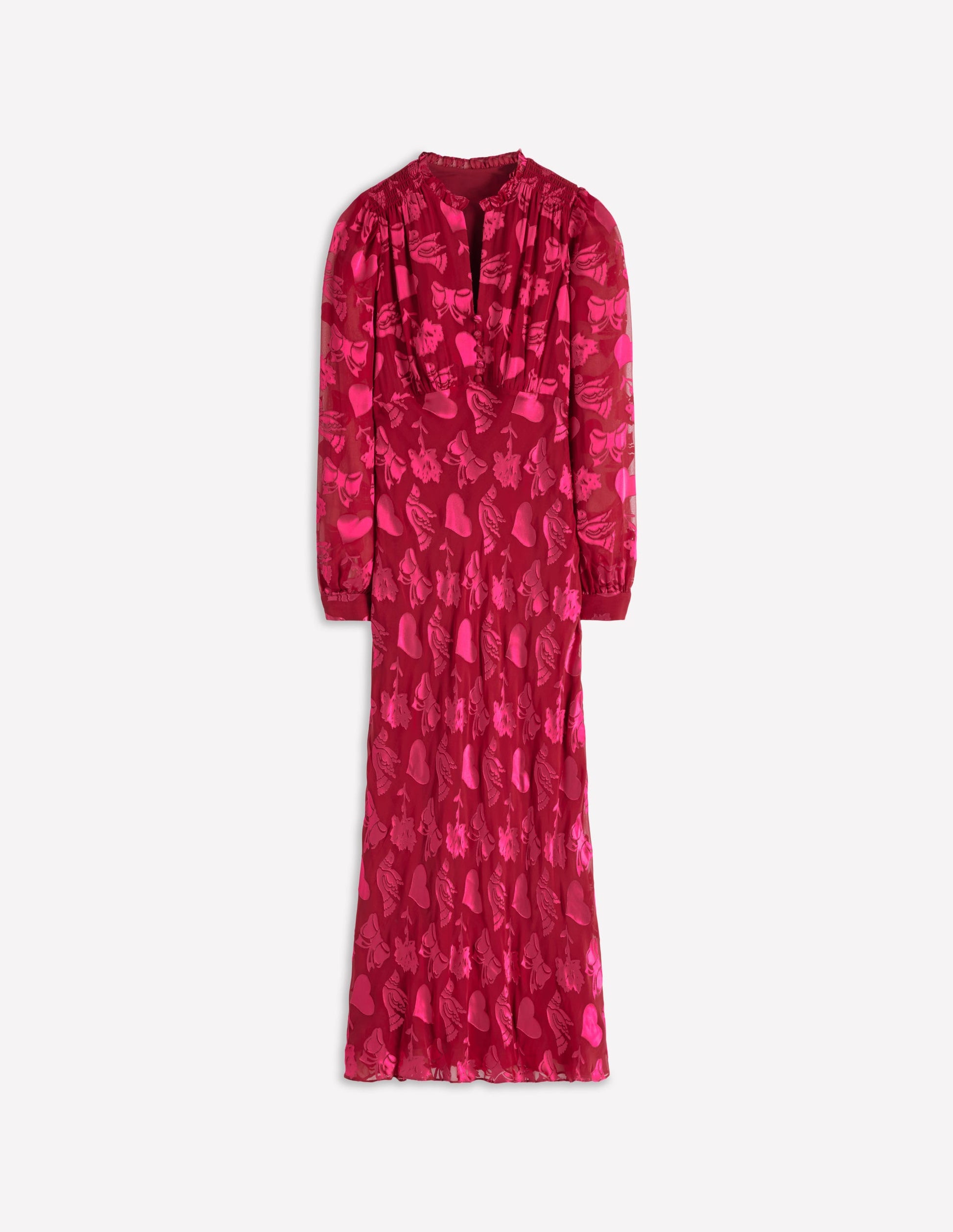pink floral devore long sleeve maxi dress Pink Floral Maxi Dress Flower Long Sleeve Dress Pink Floral Devore Long Sleeve Maxi Dress Dresses