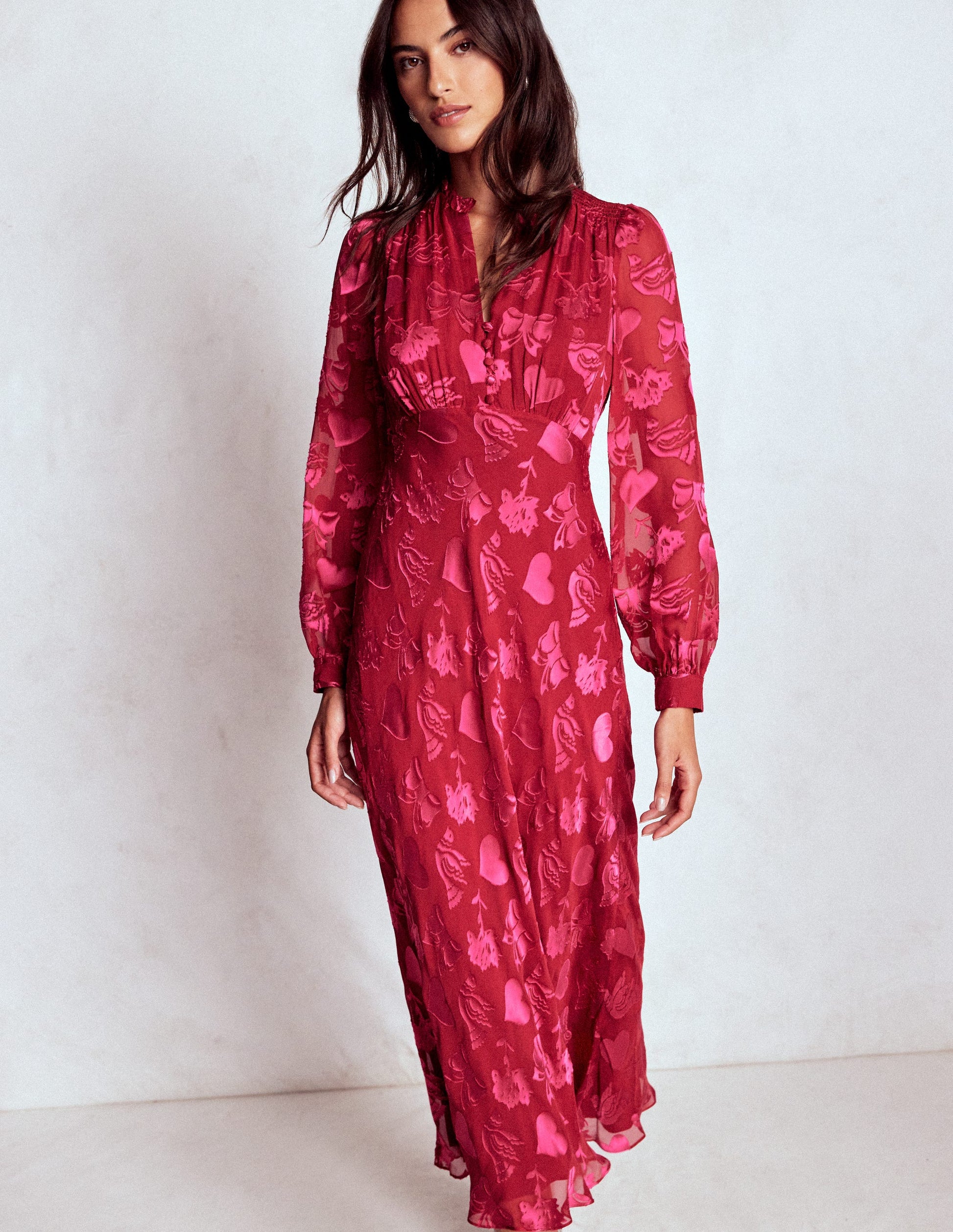 nicola jersey tea dress Nicola Jersey Tea Dress-Multi, Scallop Paisley