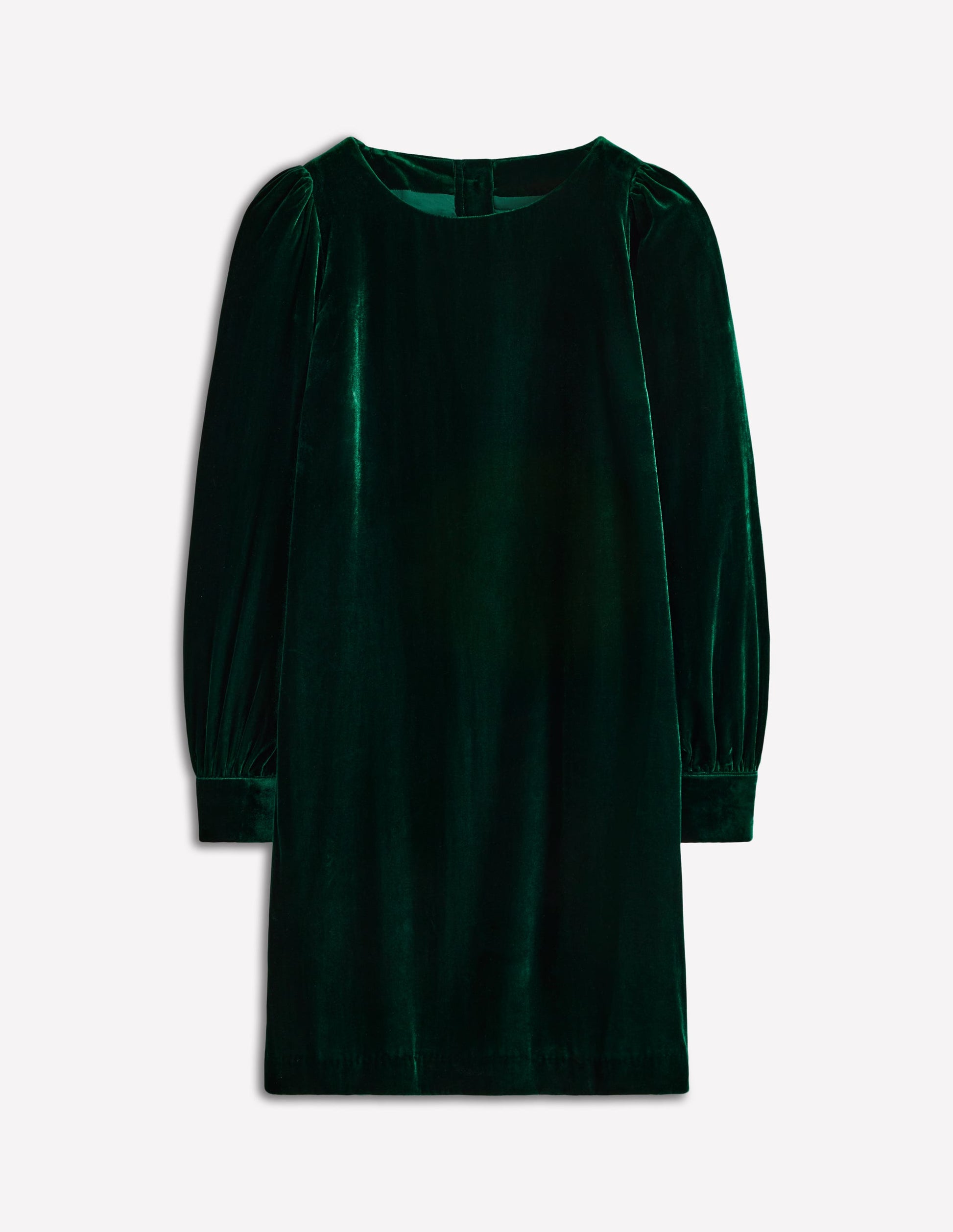 Estella Velvet Shift Dress - Emerald Night