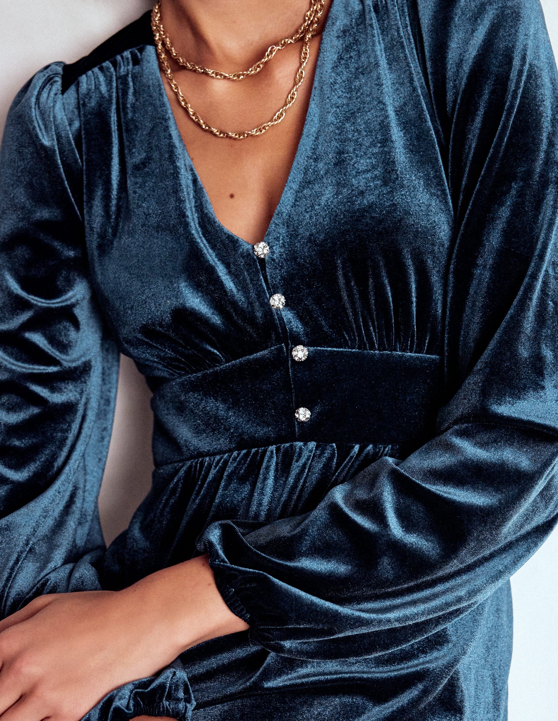short velvet dress with sleeves Velvet Dress Women V Neck Velvet Short Dress With Long Sleeves Autumn Winter Velvet Bridesmaid Dress Wedding Dress Fit and Flare Dress N149