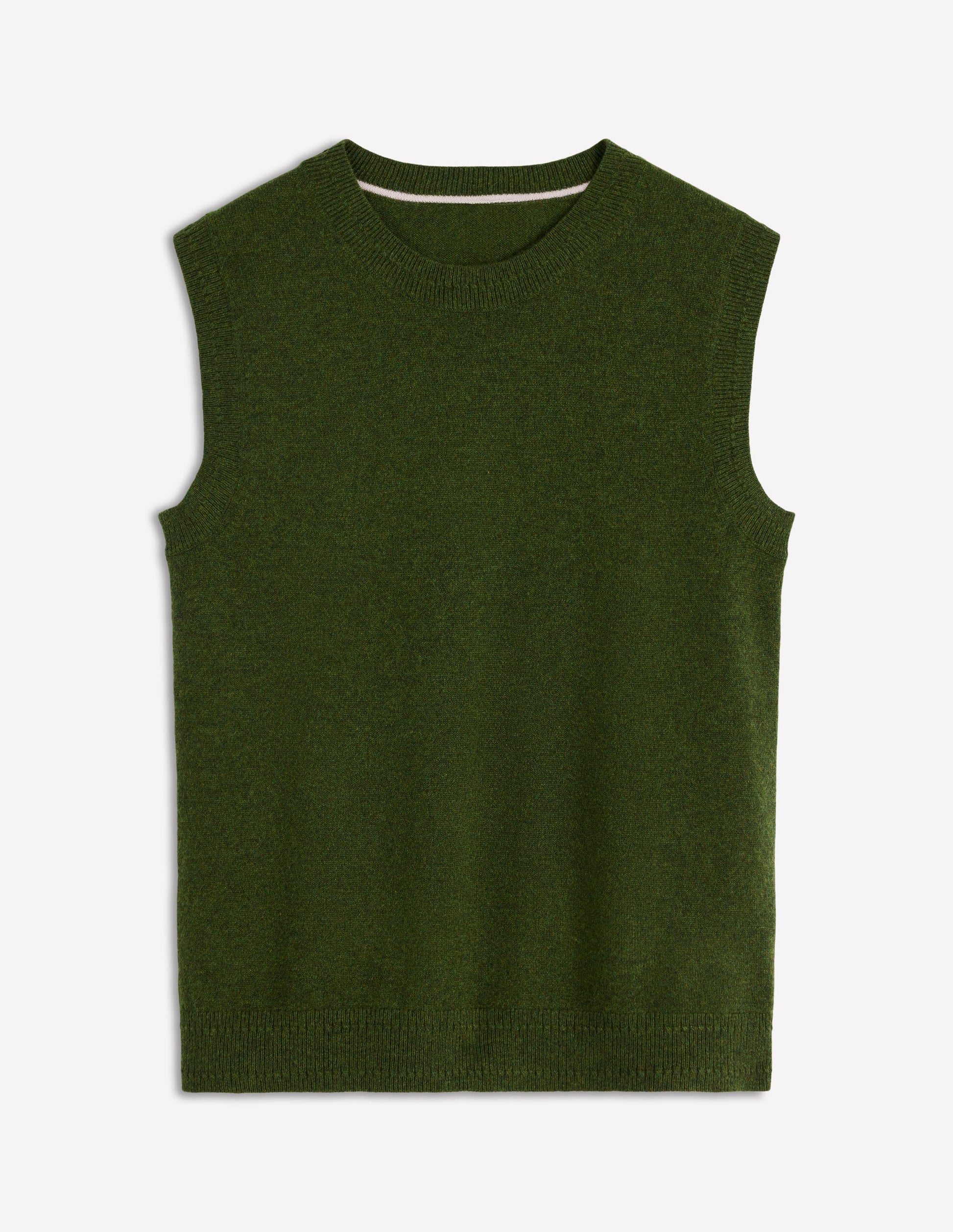 Eva Cashmere Tank-Kale Leaf Melange-6