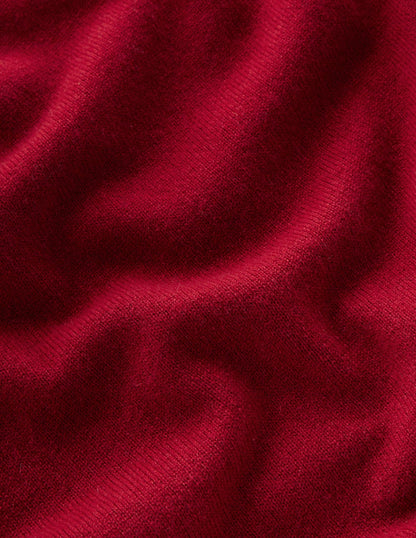 Eva Cashmere Tank-Red Liquorice-6