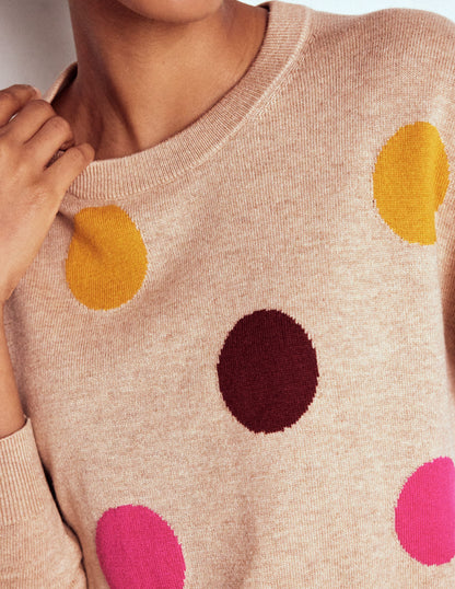 Natasha Novelty Jumper-Multi, Spot-2