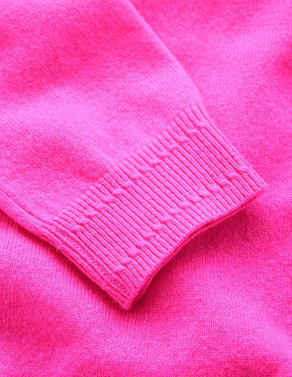 Eva Cashmere Roll Neck Jumper-Pop Pansy-6