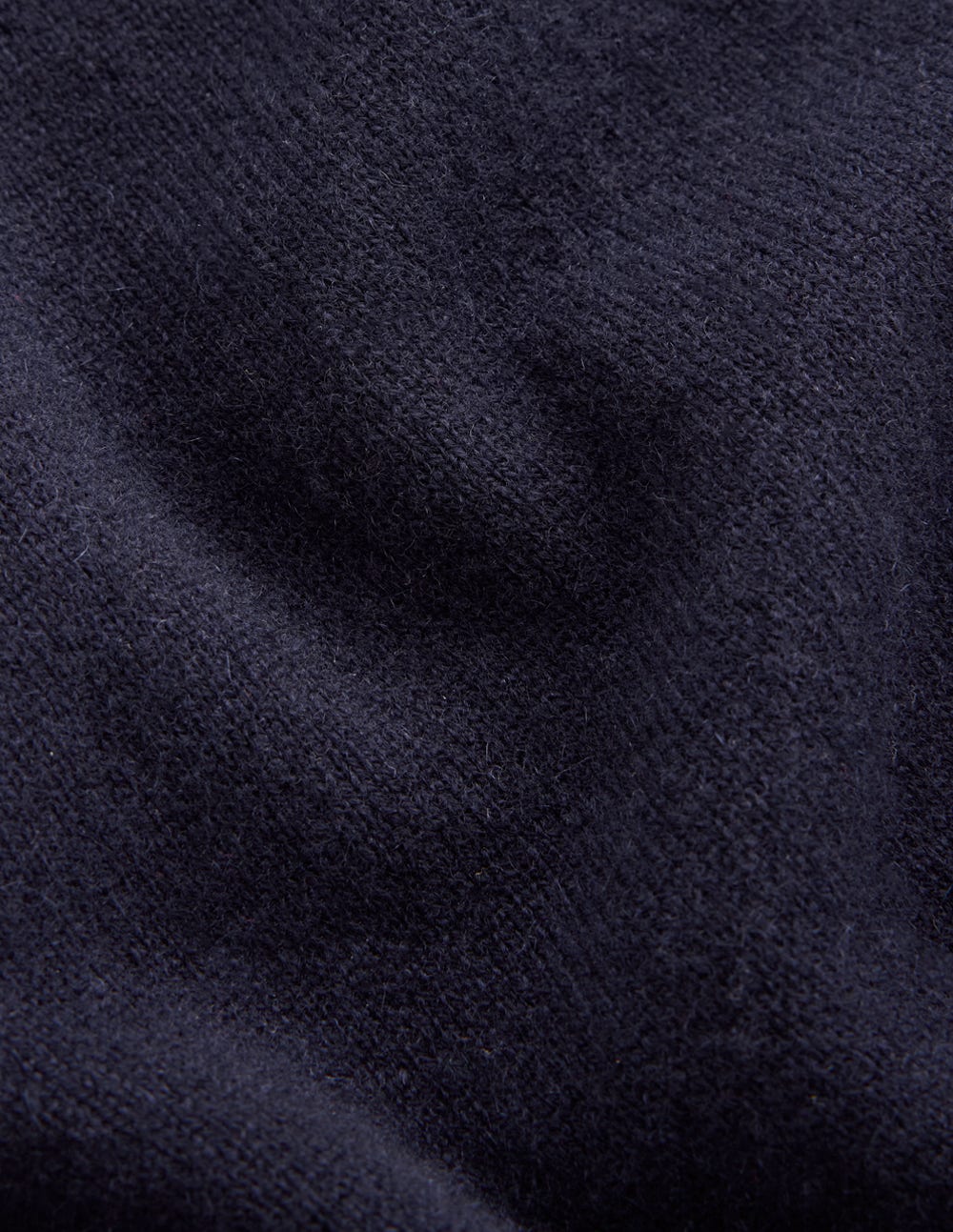 Eva Cashmere Roll Neck Jumper-Navy-8