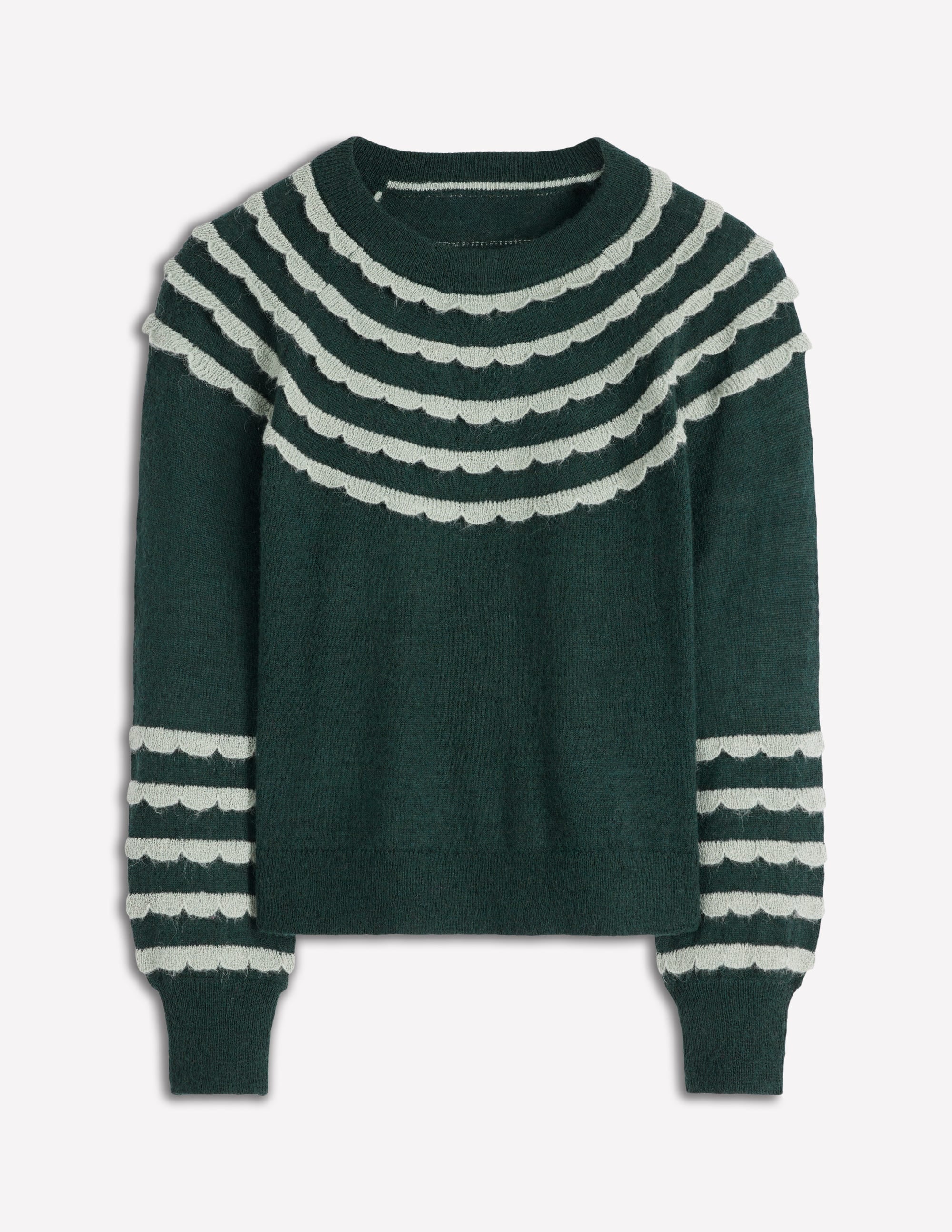 Alice Fluffy Raglan Jumper-Botanical Garden - Image 4