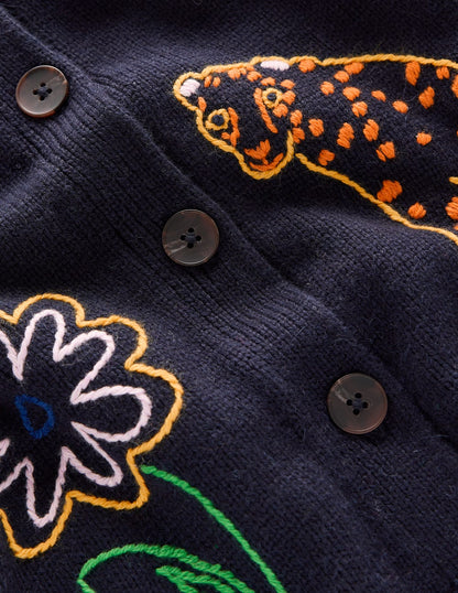 Natalie Embroidered Cardigan-Navy Embroidery-7