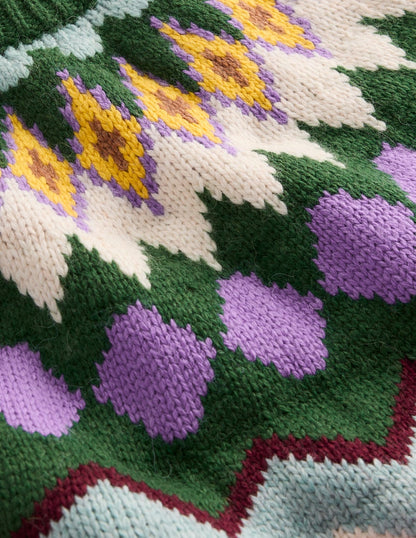 Eleanor Fair Isle Jumper-Courtyard Melange-8