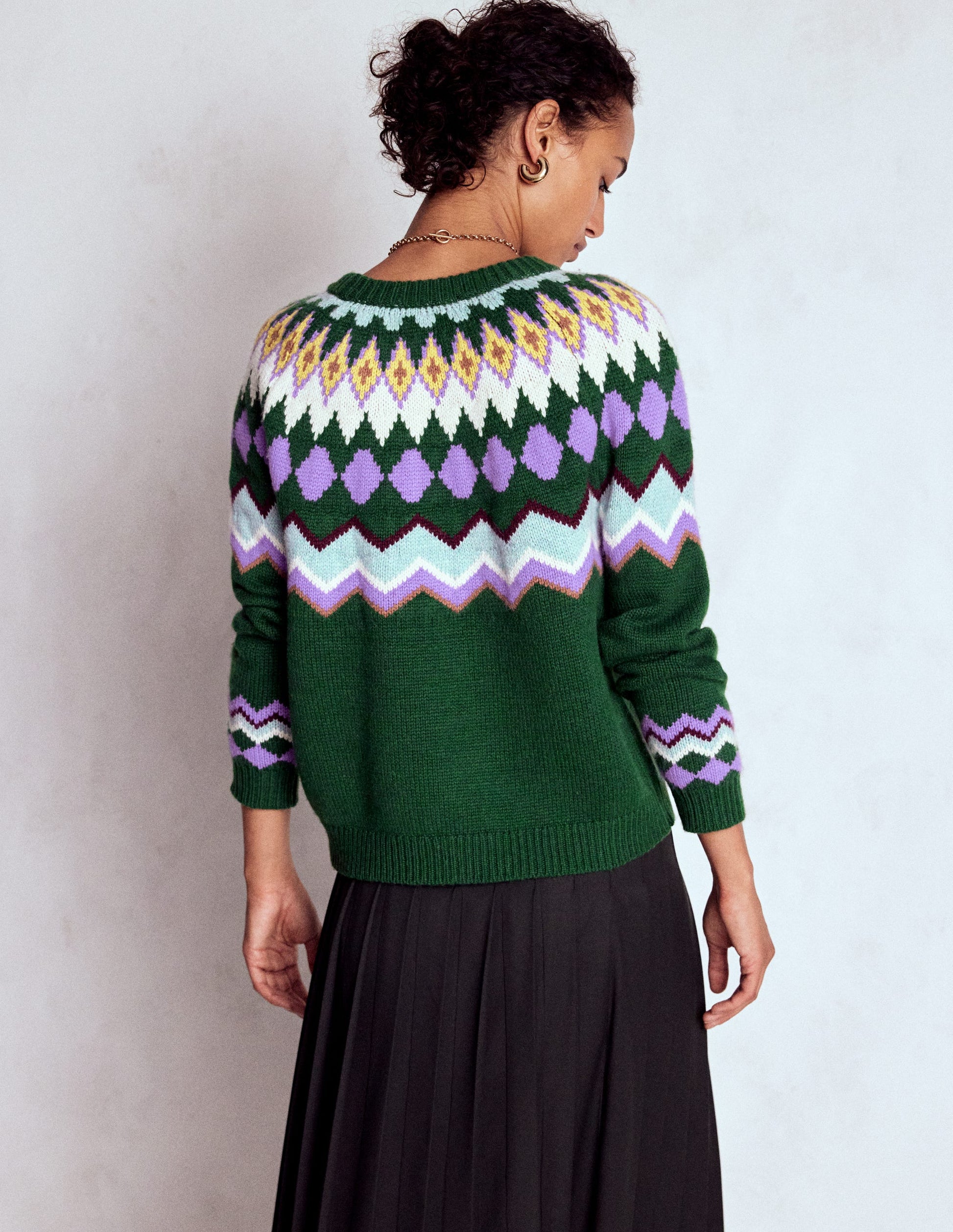 Eleanor Fair Isle Jumper-Courtyard Melange-4