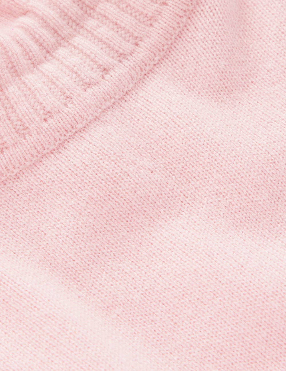 Frill Trim Cashmere Jumper-Chalk Pink - Image 7