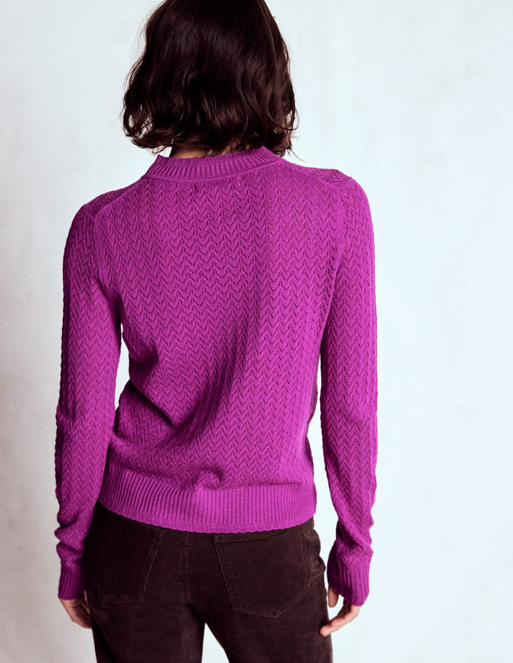 Diane Pointelle Jumper-Regal Purple - Image 3