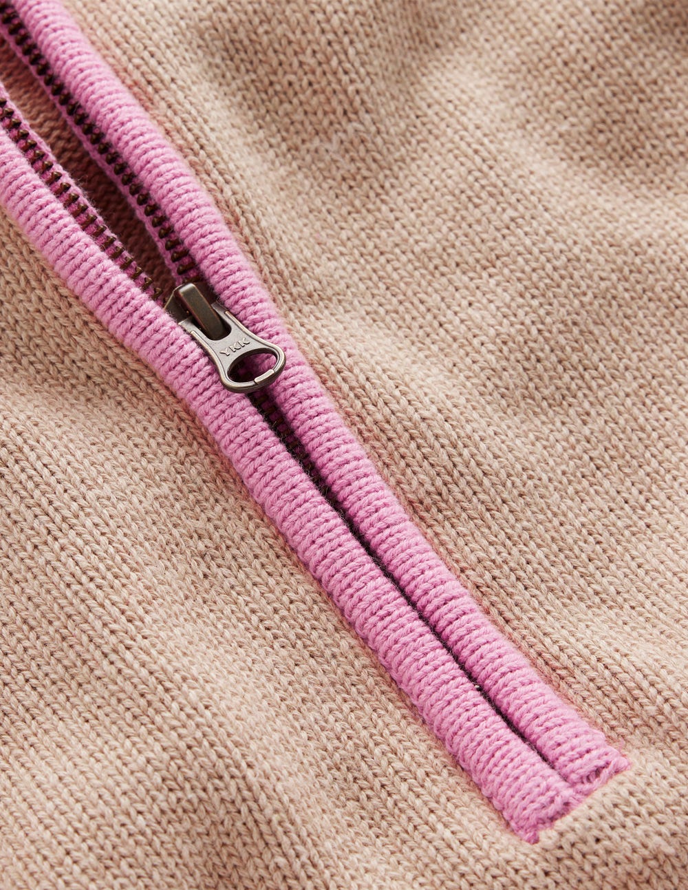 Lucy Half Zip Jumper-Chinchilla Melange, Green Fir - Image 7