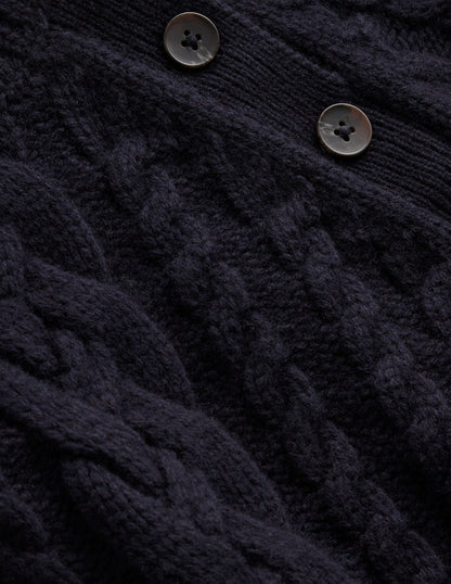 Amara Merino Cable Jumper-Navy-6