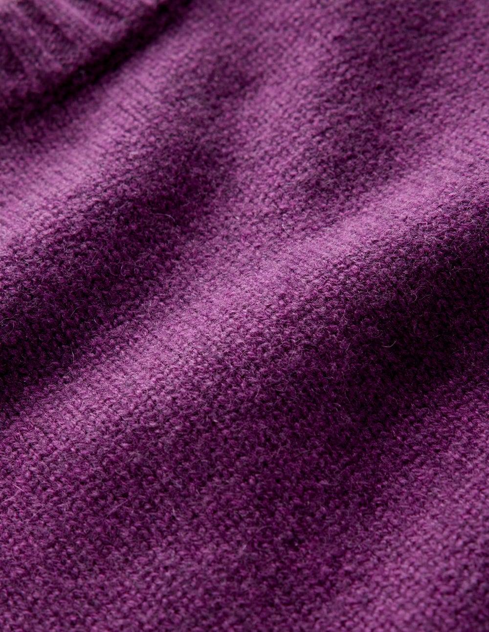Cashmere Ribbed Trim Tank-Purple-7